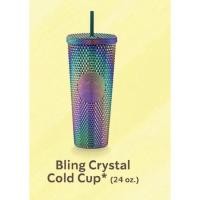 ราคา ✨New! ✨Bling Crystal Cold Cup *24oz แถมถุงผ้า 2 ลายจร้า#แก้วสตาร์บัคใหม่ (3791952968)