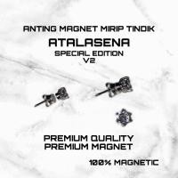 ราคา 2 PAIRS SPECIAL EDITION V2 MAGNETIC EARRINGS SIMILAR TO TINDIK SILVER MODEL (27467397059)