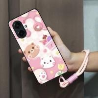 ราคา เคส HP + สายคล้องสําหรับ Samsung A07 5G [AA19] กระจกเคลือบเงา HP Softcase - Samsung A07 5G Reno HP Case - Motif เคส HP (45606389965)