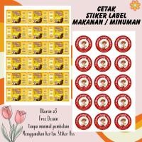 ราคา พิมพ์สติ๊กเกอร์ ก3 / พิมพ์สติ๊กเกอร์อาหาร / พิมพ์ฉลากอาหาร (45307051678)