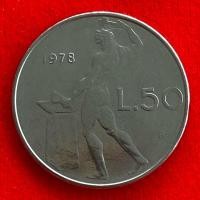 ราคา เหรียญอิตาลี Italy 50 lire ปี 1978 เหรียญต่างประเทศ (24610660097)