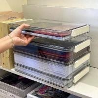 ราคา [พร้อมส่ง/ลงvideo] กล่องใส่กระดาษA4 กล่องเก็บเอกสารพลาสติกใส (ใส่A4ได้) ขนาด34.7x23.4x3.5cm (42909684324)