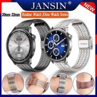 ราคา C สาย Realme Watch S2 สายนาฬิกา สายรัดสแตนเลสของ Realme Watch 3 2 S Pro 2 Sport T1 Techlife Watch S (51154193405)