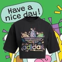ราคา เสื้อยืดสกรีนโลโก้ Adidas ของแท้ 100% (27805261932)