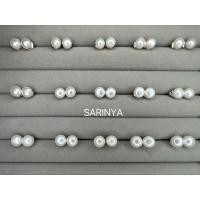 ราคา ต่างหูมุกน้ำจืดแท้ สีขาว ไซส์ 6mm 7mm 8mmก้านเงินแท้ 925 Sterling Silver (24991142902)