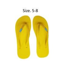ราคา รองเท้าแตะฟองน้ำ สีเหลือง รองเท้าแตะแบบหนีบ พื้นยาง หูยาง (3520460357)