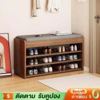 ราคา ตู้รองเท้า ตู้รองเท้าพร้อมเบาะนั่ง สตูลนั่ง ตู้วางรองไม้ ที่วางรองเท้า นั่งเปลี่ยนรองเท้าได้สตูลผ้าเก้าอี้สตูลเก็บของได (49502654453)