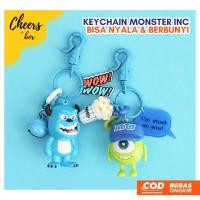 ราคา GANTUNGAN Mike Wazowski และ James Sullivan Monster Inc พวงกุญแจ / พวงกุญแจ Monster Inc สามารถเล่น / ไฟ LED / สามารถส่องสว่างและเสียงได้ (22688505628)
