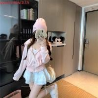 ราคา แจ็คเก็ตแฟชั่นสำหรับผู้หญิง ทรงหลวม มีซิป เหมาะสำหรับหน้าใบไม้ร่วง (44908300884)
