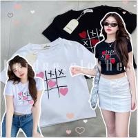 ราคา Kaidee: ^_^ XOXO❤️เสื้อครอปแขนสั้น งานปักสวยมาก ผ้ายืดเกรดดี ทรงสวย (23666469131)