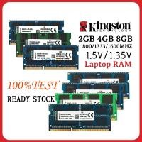 ราคา Kingston แรมหน่วยความจําแล็ปท็อป โน้ตบุ๊ก 4GB 8GB PC3 10600S 12800S 12800 DDR3 DDR3L 1333 1600MHz SODIMM (15187733559)