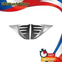 ราคา เสริมแก้มข้างประตูหน้า ซ้าย+ขวา โครเมียม Side Vent Simulator Fitt Toyota Fortuner SUV 4x2 4x4 ปี2016 - 2019 (7288336471)