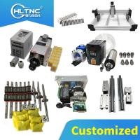 ราคา Customized all models and lengths of Linear rails 500/1500/2500mm, ball screws, motor sets, spindle (49353375533)
