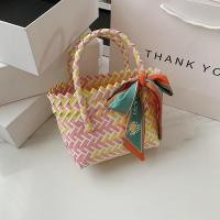 ราคา กระเป๋าสานผูกโบว์ผ้าสุดน่ารัก(พร้อมส่ง) (8845285346)