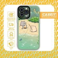 ราคา Samsung Xiaomi Oppo Caseit Square Edge เคส iPhone หมีน่ารัก ตกปลา ผ่อนคลายชิลล์ (58005854041)