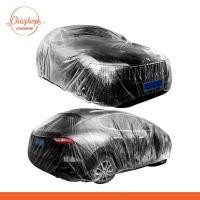ราคา chishop ผ้าคลุมรถพลาสติก PE กันฝน แบบโปร่งใส Plastic car cover (28000500744)