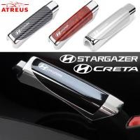ราคา Hyundai ปลอกหุ้มเบรคมือสําหรับรถยนต์ ปลอกหุ้มเบรคมือ คาร์บอนไฟเบอร์ ครอบเบรคมือลายคาร์บอน สำหรับ Hyundai Ioniq 5 6 Creta Stargazer Kona Elantra N H1 Staria (28904515614)