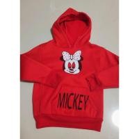 ราคา เสื้อคลุมเด็กแขนยาวสีแดงมีหมวกคลุมลายมิกกี้เม้าส์ (20785055287)
