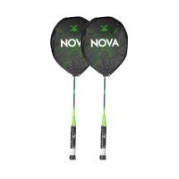 ราคา FBT NOVA ไม้แบดมินตัน ไม้แบดแพ็คคู่ (2ไม้) NOVA มีปลอกครอบหัวไม้ รหัส 51372 (26408224590)