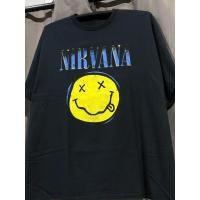 ราคา เสื้อยืดวง Nirvana สีดำ ลาย Vintage Logo สกรีนวินเทจเดิม สีสด สภาพใหม่ ปั้มคอลิขสิทธิ์แท้ Size XXL (27788240782)