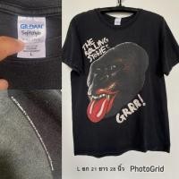 ราคา Rolling Stones เสื้อยืดมือสองแบรนด์แท้ เสื้อวงตอกปี 2012 size L (41850545428)