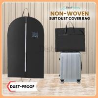ราคา Dust Cover Non-woven Suit Cover HangerStorage Clothes Hanging Bag Hanging-type Suit Organizer Bag (48253906702)