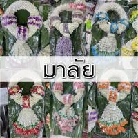 ราคา [ส่งใน 2 ชม.] พวงมาลัยดอกไม้สด พวงมาลัยไหว้พระ มาลัย | แบบพวงใหญ่ พร้อมอุบะ งานพิธี/ไหว้ผู้ใหญ่ ตัวพวงทำจากดอกพุด/ดอกรัก (57658263651)