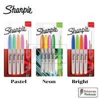 ราคา Sharpie Marker Set ชุดปากกาชาร์ปี้ 4 สี มาร์คเกอร์ ชาปี้ COLOR BURST NEON Fine (23925598189)