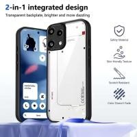 ราคา Nothing Phone(3a)Lite 5G(ส่งในไทย)เคสกันกระแทกขอบสีหลังใสNothing Phone(3a)Liteตรงรุ่น (49554307132)