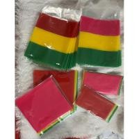 ราคา ผ้าสามสี 1 เมตร ผ้า3สี ผ้าผูกศาล ผ้าแพรเยื่อไม้ หน้ากว้าง 2.5 - 6 นิ้ว สั่งซื้อเยอะทักแชท มีส่วนลดคะ (26509014839)