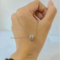 ราคา [Iris Jewellery] - สร้อยคอ KSET151 - เงินแท้ 925 ชุบทองขาว 18K (29082850507)