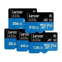ราคา ของแท้ MicroSDXC Lexar 633x การ์ดหน่วยความจํา 32GB/64GB/128GB/256GB class 10, A1 อ่านความเร็วขึ้น 100Mbp/s (28490748188)