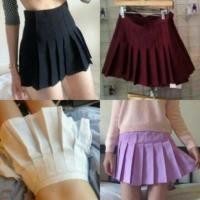 ราคา กระโปรงเทนนิส สีดำ (388077116)