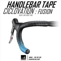 ราคา ผ้าพันแฮนด์เสือหมอบ CICLOVATION : FUSION SERIES HANDLEBAR TAPE สีดำด้าน-น้ำเงิน (25323332325)