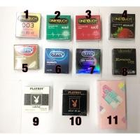 ราคา ถุงยางอนามัย หลากหลายสไตล์ Condom Durex Playboy Onetouch Okamoto (4464477878)