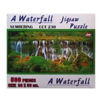 ราคา Jigsaw Puzzle ตัวต่อจิ๊กซอว์ 500 ชิ้น CCT.230 Landscapes วิวธรรมชาติ Waterfall รูปน้ำตก MagicLand6 (3344468480)