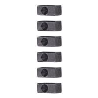 ราคา Huairdum ใส่บล็อก 6 ชิ้นกีตาร์ไฟฟ้า Tremolo Bridge Saddle Clamp ล็อค String สําหรับ Luthiers และ Guitarists (46457643443)