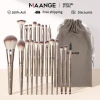 ราคา MAANGE ชุดแปรงแต่งหน้า 20 ชิ้น พร้อมกล่อง แปรงคุณภาพสูงสำหรับรองพื้น แก้ม และหน้า 5748 (24576555092)