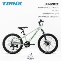 ราคา TRINX Junior22 จักรยานเสือภูเขา สำหรับเด็ก ล้อ 22 นิ้ว เฟรมอลูมิเนียม Shimano 7 speed (49706779300)