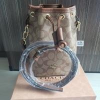 ราคา กระเป๋าCoach ทรงจีบ กระเป๋าสะพาย กระเป๋าถือ (10031173941)