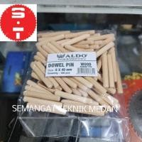 ราคา DOWEL PIN WOOD JOINTER WOOD JOINTER 6MM 6 MM x 40MM 100 ชิ้น ALDO (27337933468)