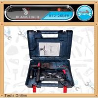 ราคา BLACKTIGER สว่านโรตารี่ 3 ระบบ โรตารี่ เปลี่ยนหัวได้ สว่านเจาะปูน ราคาประหยัด BT2-26DFR (4663058629)