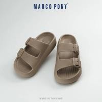 ราคา Marco Pony รองเท้าแตะแบบสวม รองเท้าแตะสายคาดคู่ เสริมส้น EVA แฟชั่น เบาสบาย กันน้ำ พื้นนุ่ม Size 36-41 รุ่น MH9035 (51758178551)