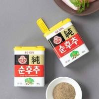 ราคา พริกไทยดำป่นเกาหลี, Black Pepper Power ขนาด 50g.,100g.,1kg. ยี่ห้อ Ottogi (11019229795)