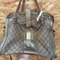 ราคา กระเป๋ามือสองแบรนกุชชี่ทรงช้อปปิ้งสภาพงาน99% (5244787104)
