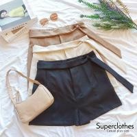 ราคา กางเกงขาสั้นเข็มขัดหน้าเอวโบ​ ไซส์ใหญ่​ (มีโค้ตลดทักมาค่ะ)​ (19339565829)