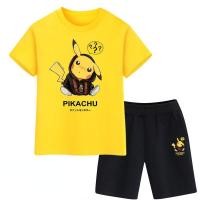 ราคา เสื้อยืดแขนสั้น ผ้าฝ้าย 100% พิมพ์ลายปิกาจู และโปเกม่อนน่ารัก สองชิ้น สําหรับเด็กผู้ชาย และเด็กผู้หญิง (23675227422)