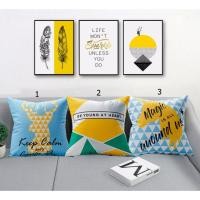 ราคา หมอนอิงลายสวยๆ สีสันสดใส ไว้ตกแต่งบ้าน มีลาย 2 ด้าน (13619655278)