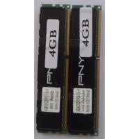 ราคา Pack 2 PNY สีดำ 8GB(2x4GB) 2Rx8 DDR3-1333MHz 240Pin DIMM สำหรับ เครื่องคอมพิวเตอร์ PC แรม 4 GB 2 แถว (1269086840)