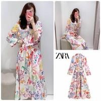 ราคา งานป้าย YPYเดรสยาวลายดอกแขนยาว สีสดใส (28307495729)